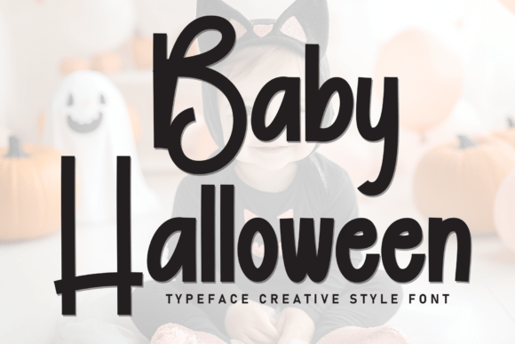 Baby Halloween: A Playful Handwritten Typeface for Creative Branding