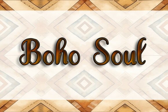 Boho Soul: A Captivating Typeface for Modern Web Design