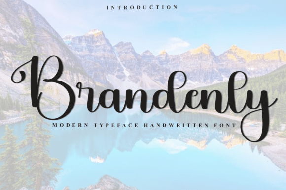 Brandenly: A Soft Script Typeface for Modern Campaigns