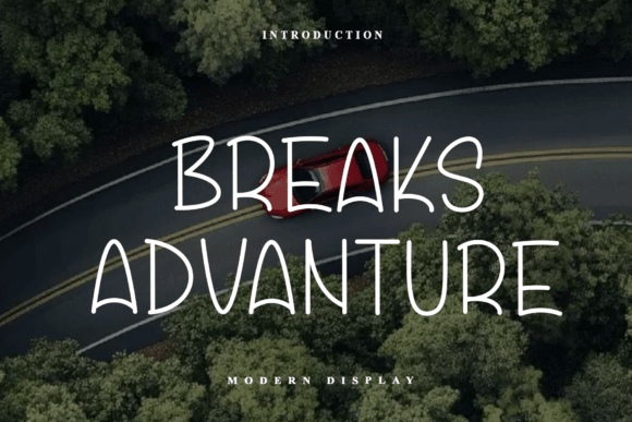 Breaks Advanture Font for Web Design