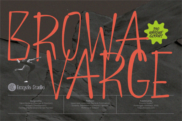 Browavarge: A Playful Font for Modern Editorial Design