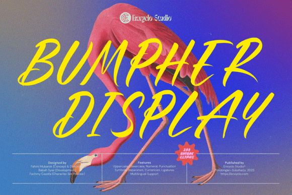 Bumpher: A Bold Script Font for Creative Branding
