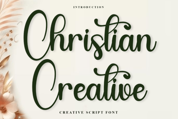 Christian Creative: The Festive Script Font for Handmade Holiday Goods