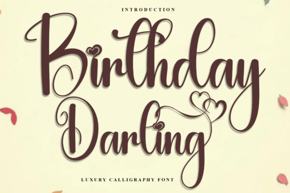 Darling Birthday: A Festive Font for Holiday Campaigns