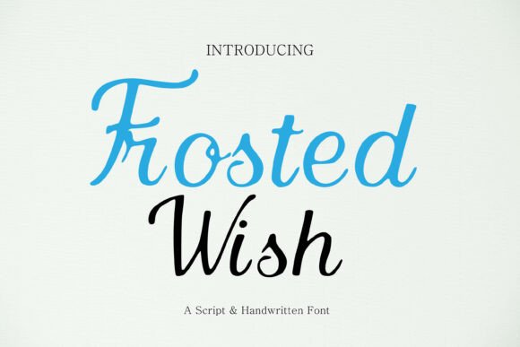 Frosted Wish Font for Branding Projects