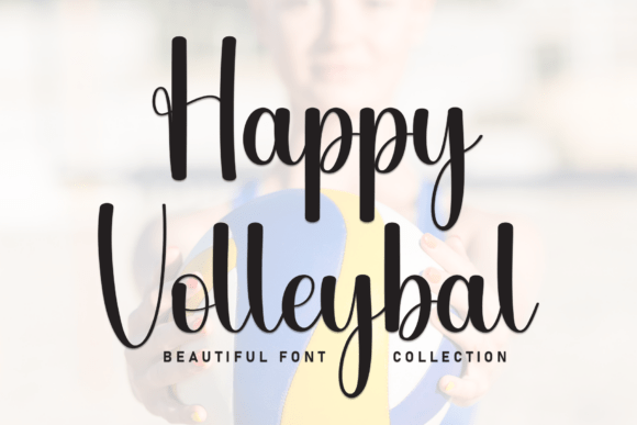 Happy Volleybal: The Handwritten Font That Elevates Digital Design