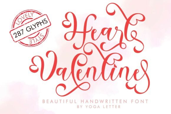 Heart Valentine: The Handwritten Typeface That Elevates Digital Branding