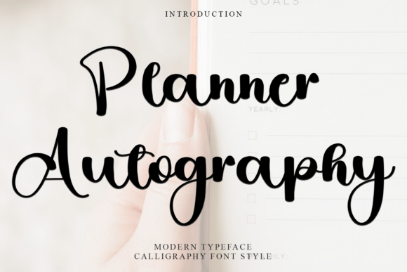 Planner Autography: A Versatile Typeface for Digital Branding