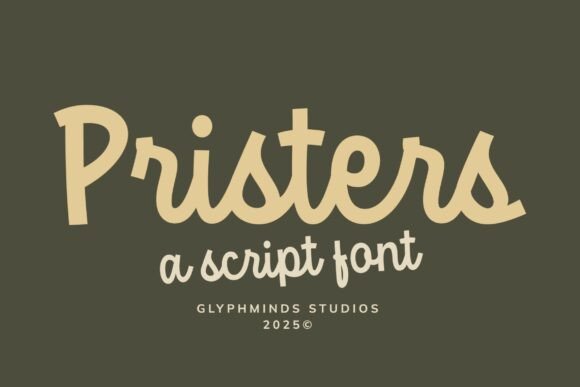 Pristers Font for Campaign Design