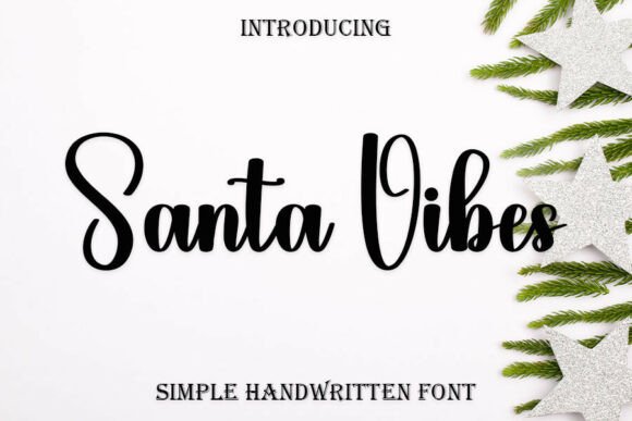 Santa Vibes Script Font Review
