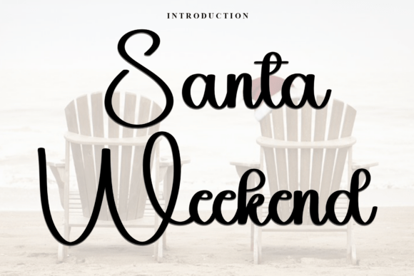 Santa Weekend: A Festive Font for Holiday Design