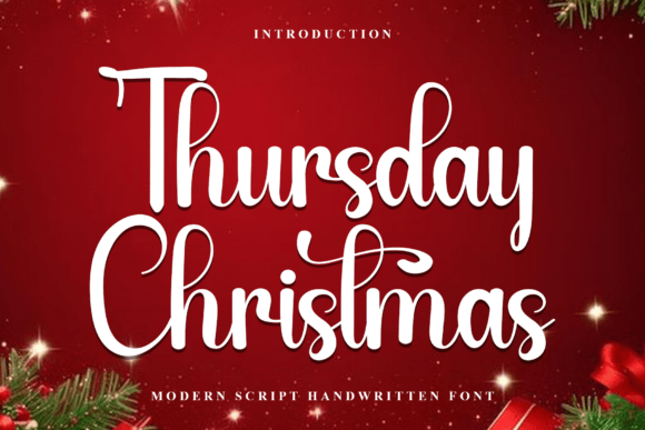 Thursday Christmas: The Holiday Typeface for Warm Campaigns