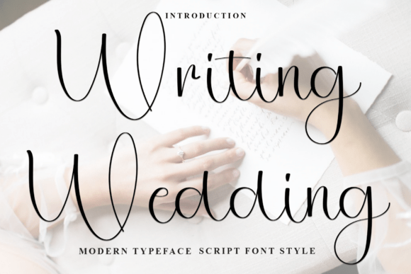 Writing Wedding: The Perfect Script Font for Your Brand Identity